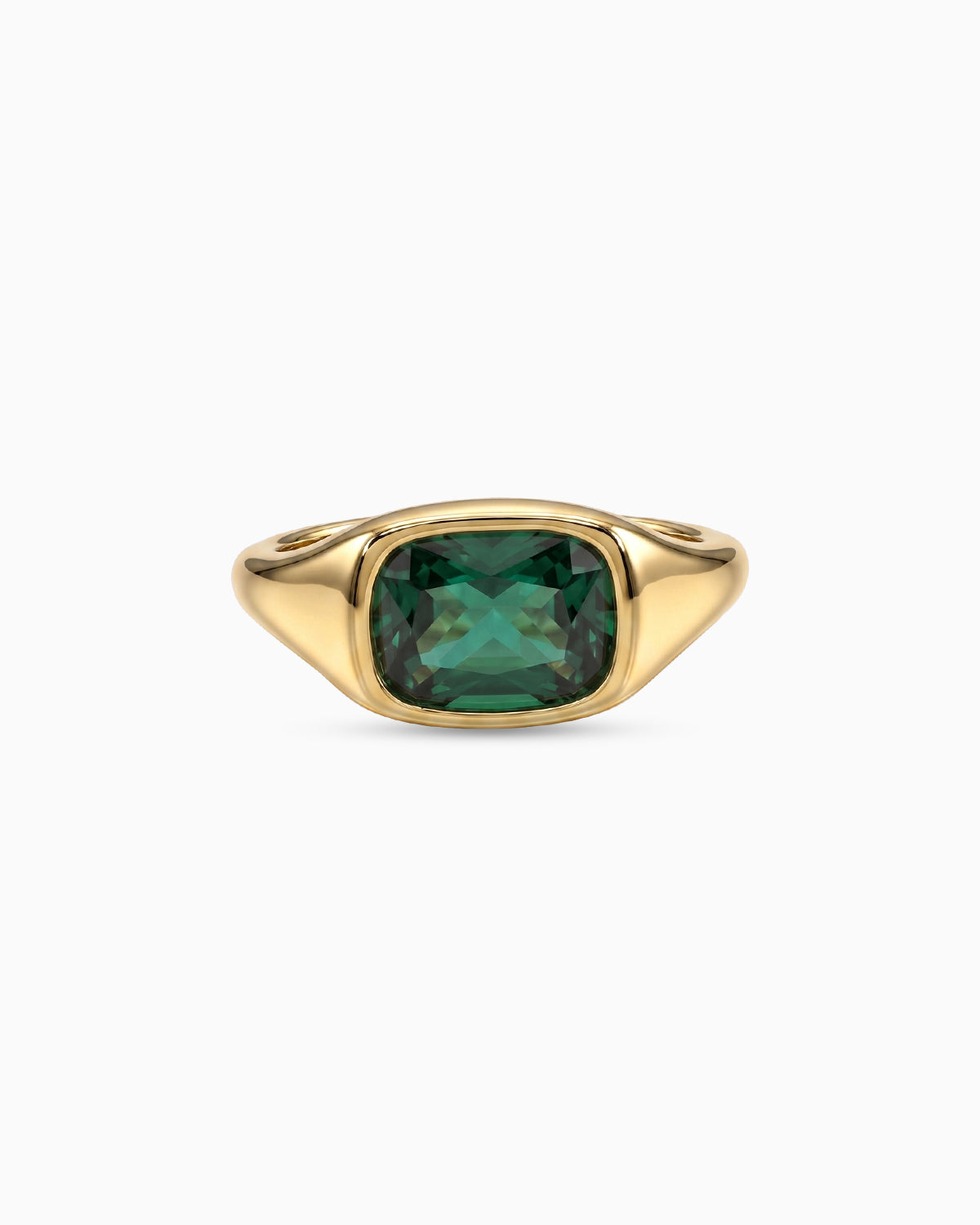 Verdant Bezel Signet Ring