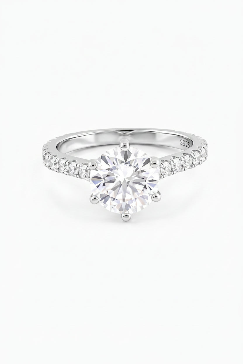 Astra moissanite ring
