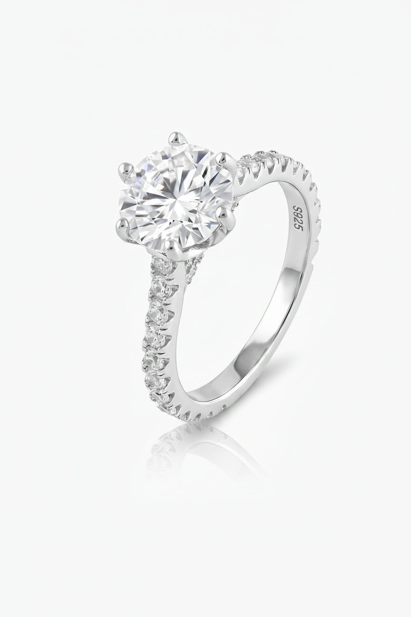 Astra moissanite ring