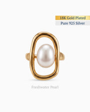 Arche Pearl Cocktail Ring