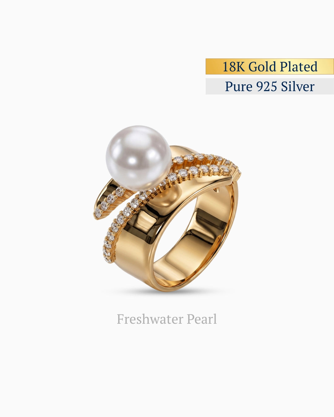 Sovereign Pearl Cocktail Ring