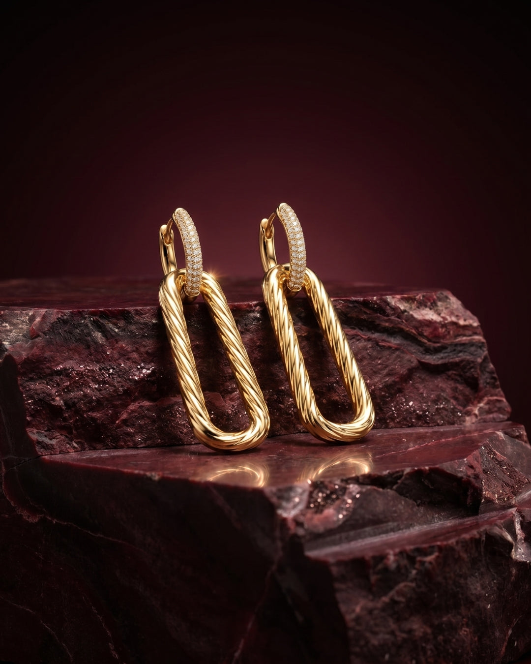 Torison Link Drops Earrings