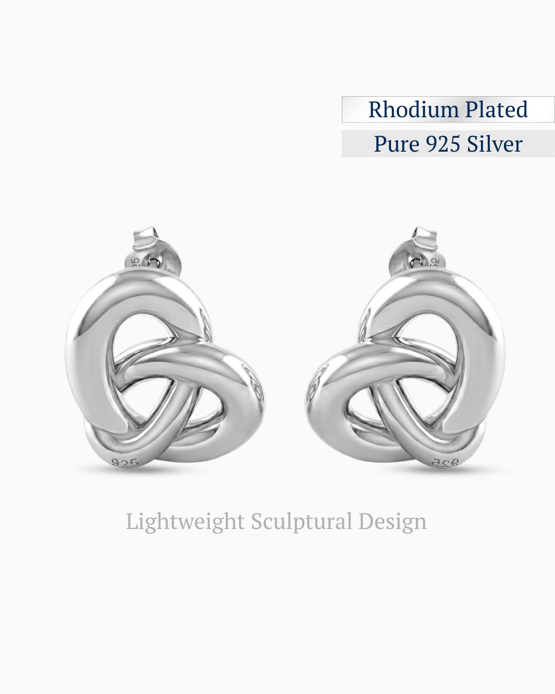 Nexus Knot Stud Earrings