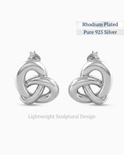 Nexus Knot Stud Earrings