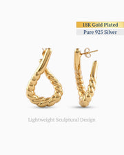 Tresse Hoop Earrings