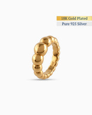 Orb Beaded Band Ring