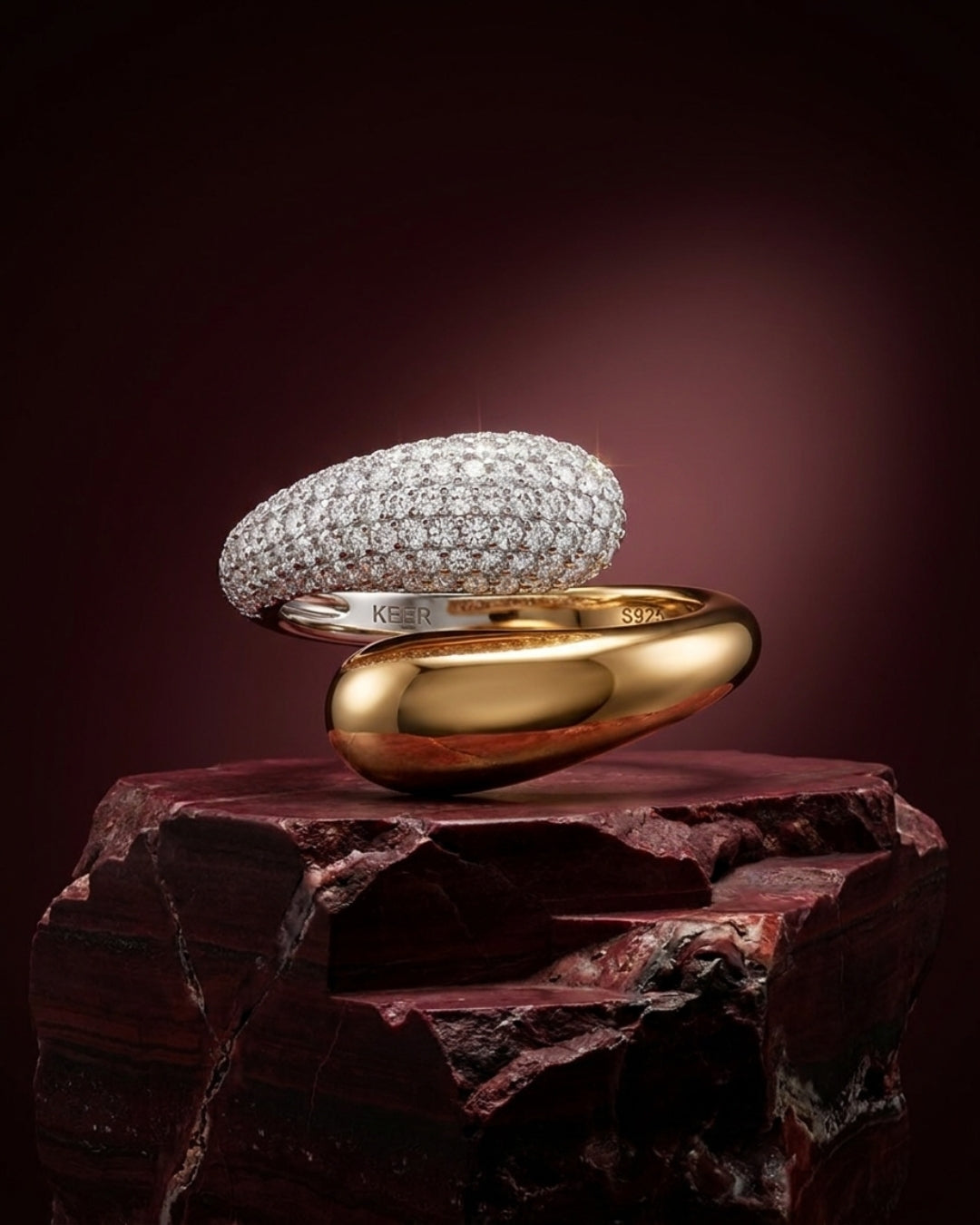 Solstice Dual Tone Ring