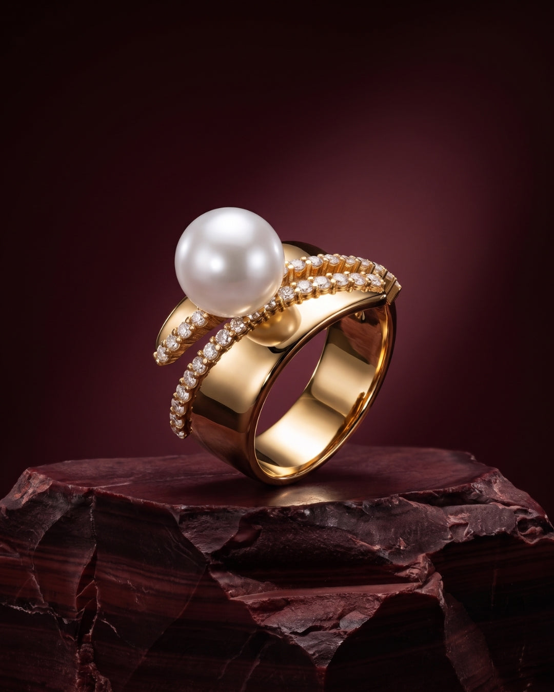 Sovereign Pearl Cocktail Ring