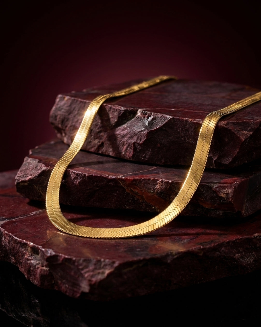 Silhouette Bold Necklace | 18K Gold Plated
