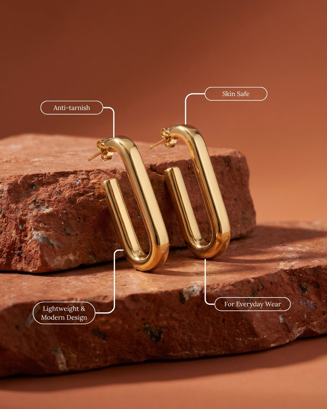 The Staple Drops Earrings