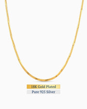 Facet Necklace | 18K Gold Plated