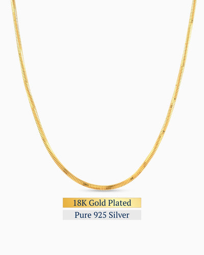 Facet Necklace | 18K Gold Plated