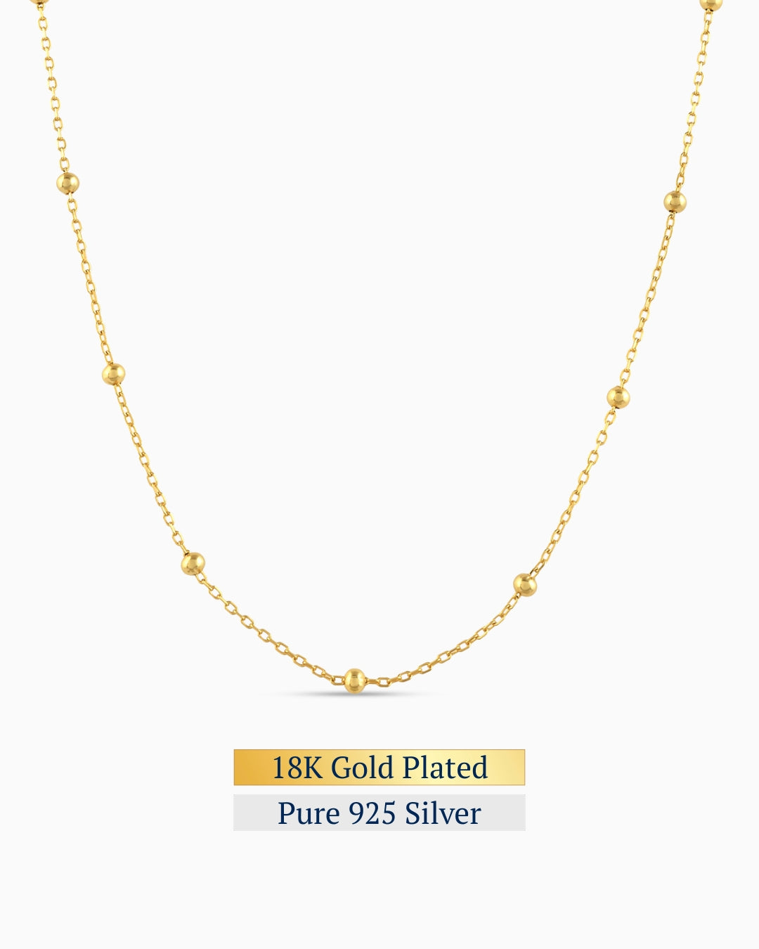 Satellite Necklace | 18K Gold Plated