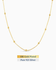Satellite Necklace | 18K Gold Plated