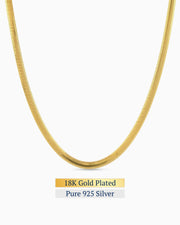 Serpentine Bold Necklace | 18K Gold Plated