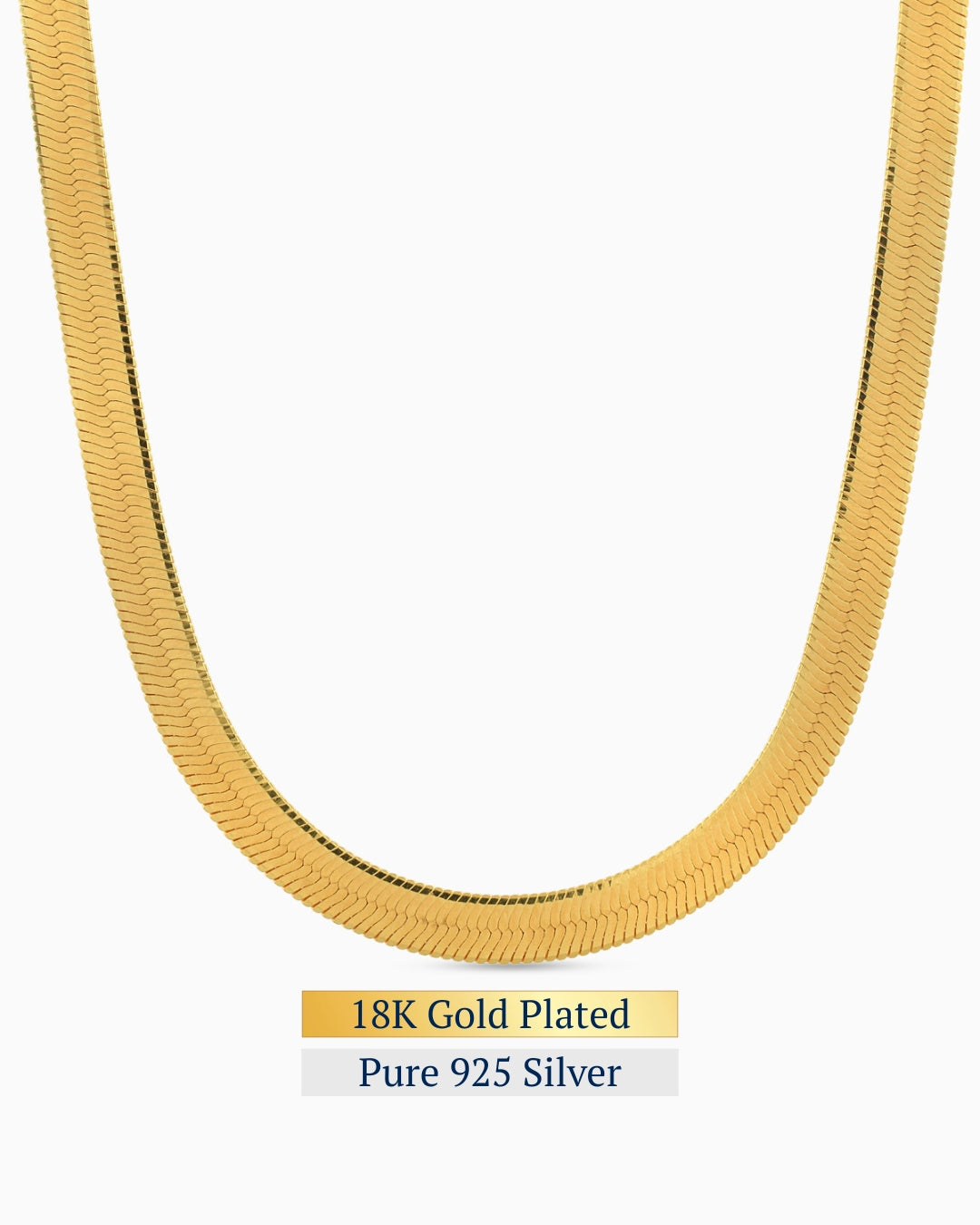 Silhouette Bold Necklace | 18K Gold Plated