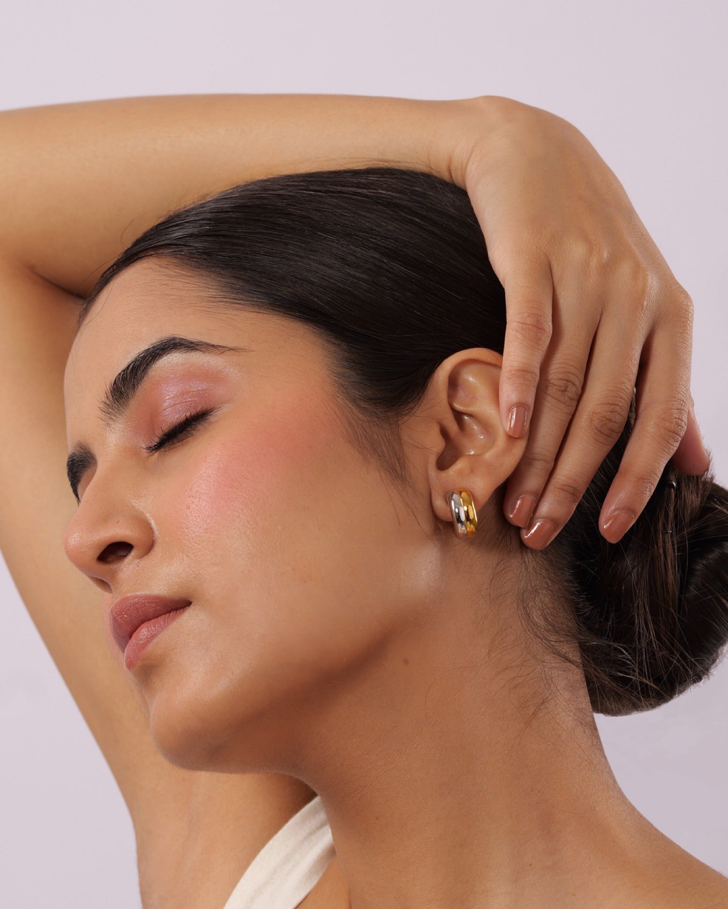 Equinox Huggie Earrings