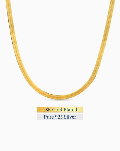Silhouette Slim Necklace | 18K Gold Plated