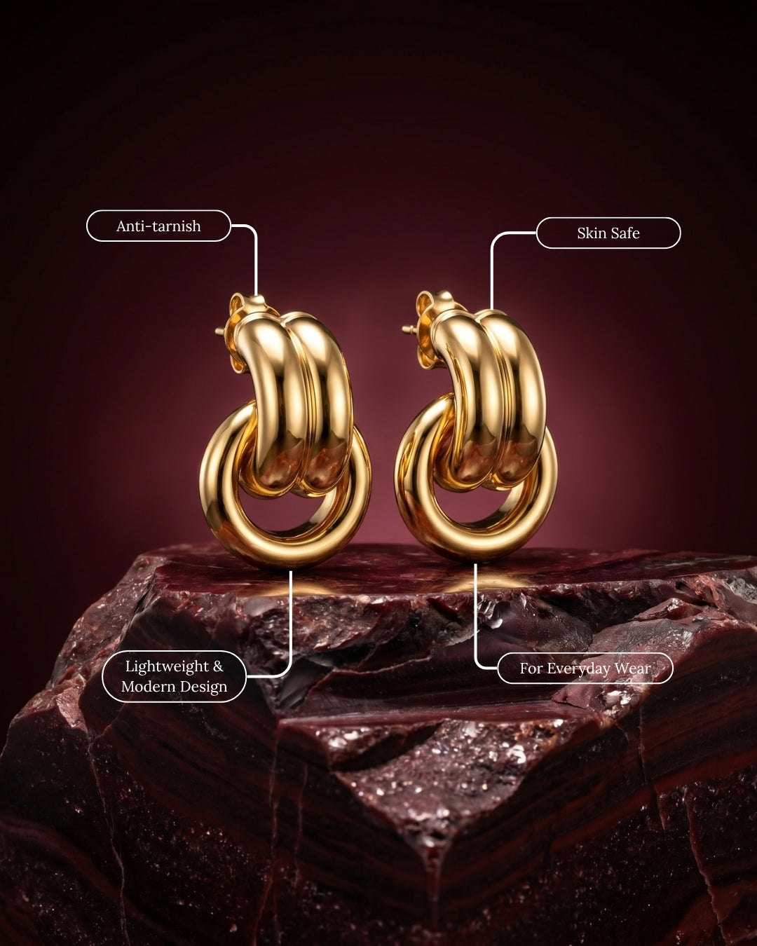 Soulmate Hoop Earrings