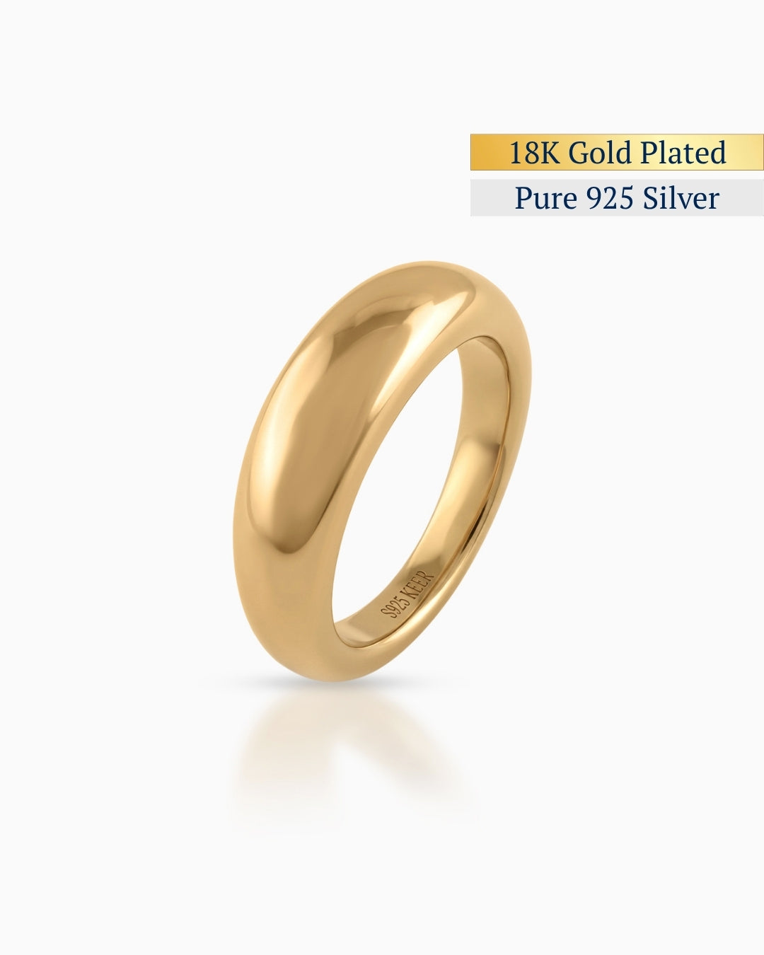 Lune Dome Ring