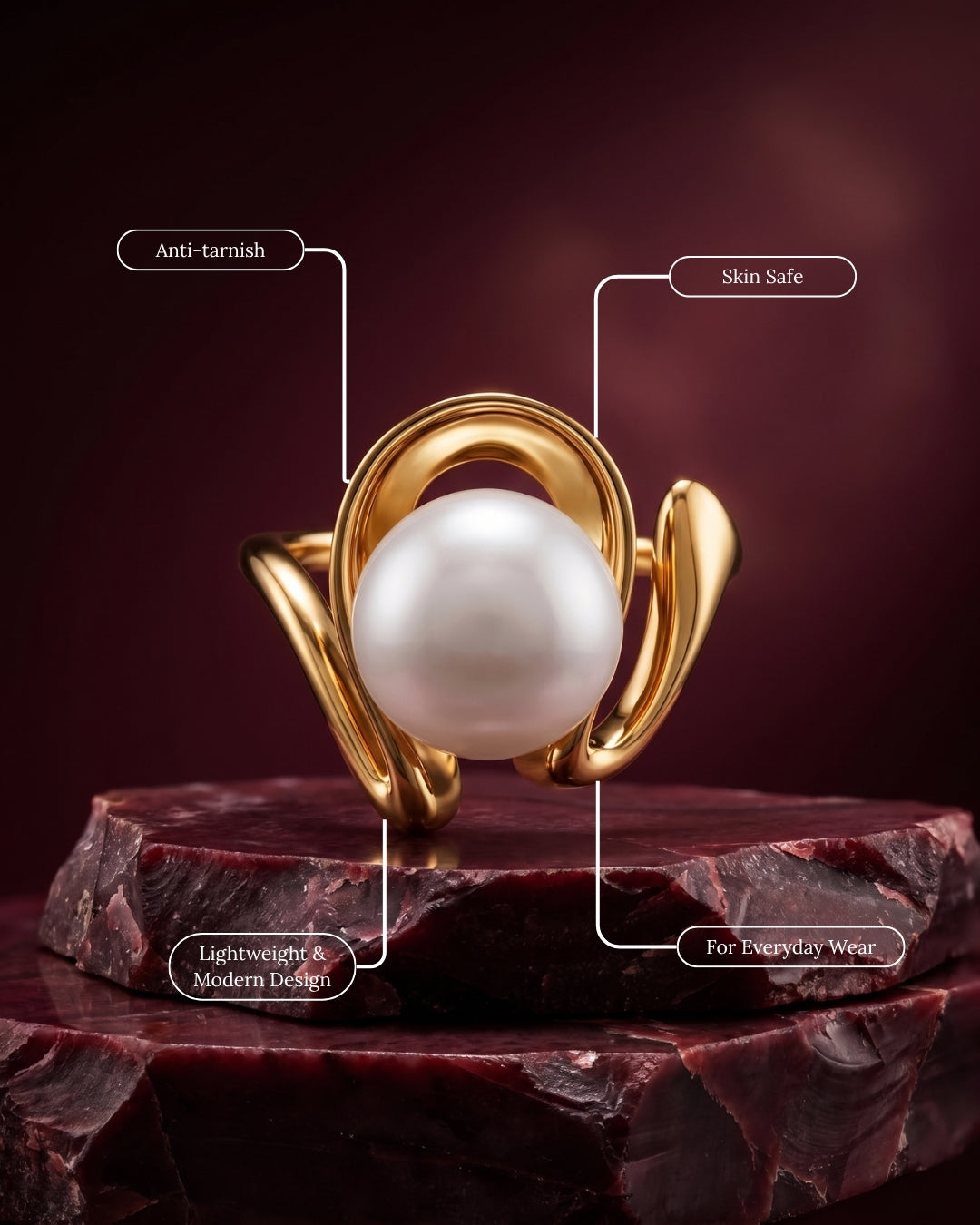 Enlace Pearl Ring