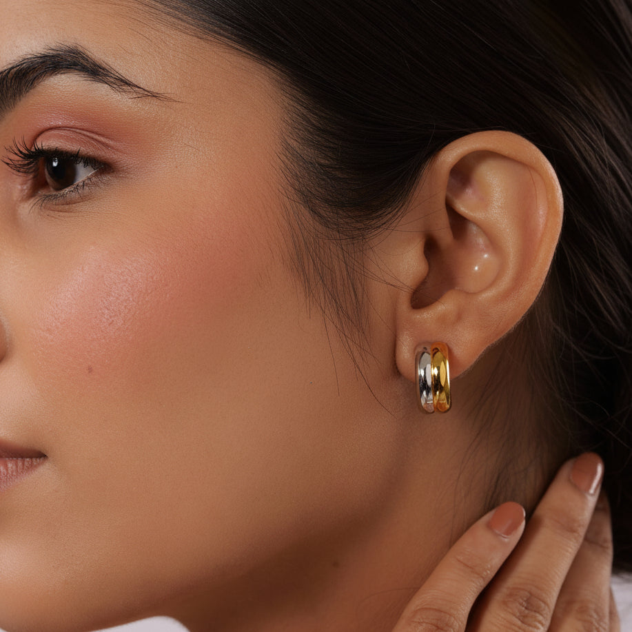 Equinox Huggie Earrings