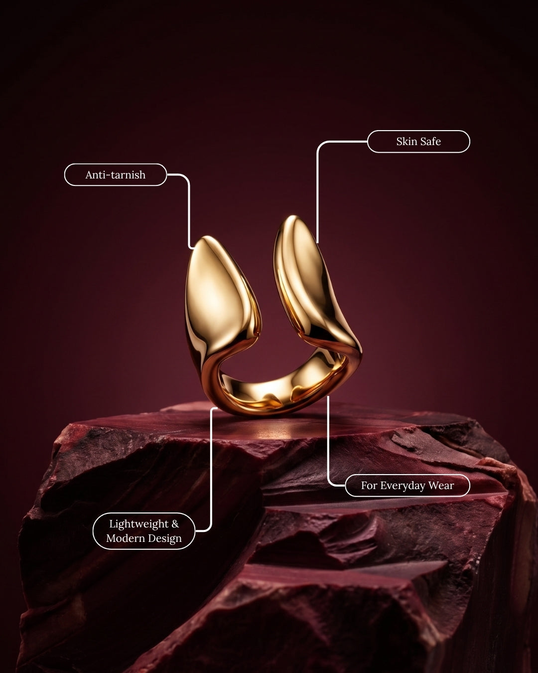 Tavros Sculptural Ring