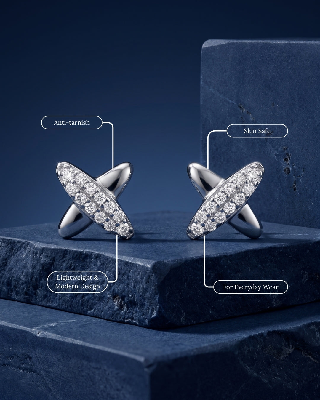 Axis Studs Earrings