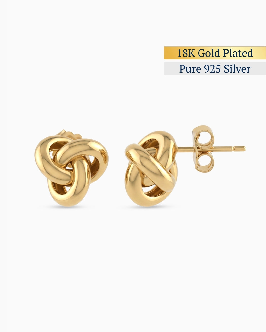 Trinity Knot Studs Earrings