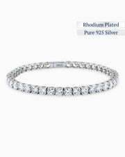 The Rivere Bracelet | Rhodium Plated