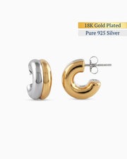 Equinox Huggie Earrings