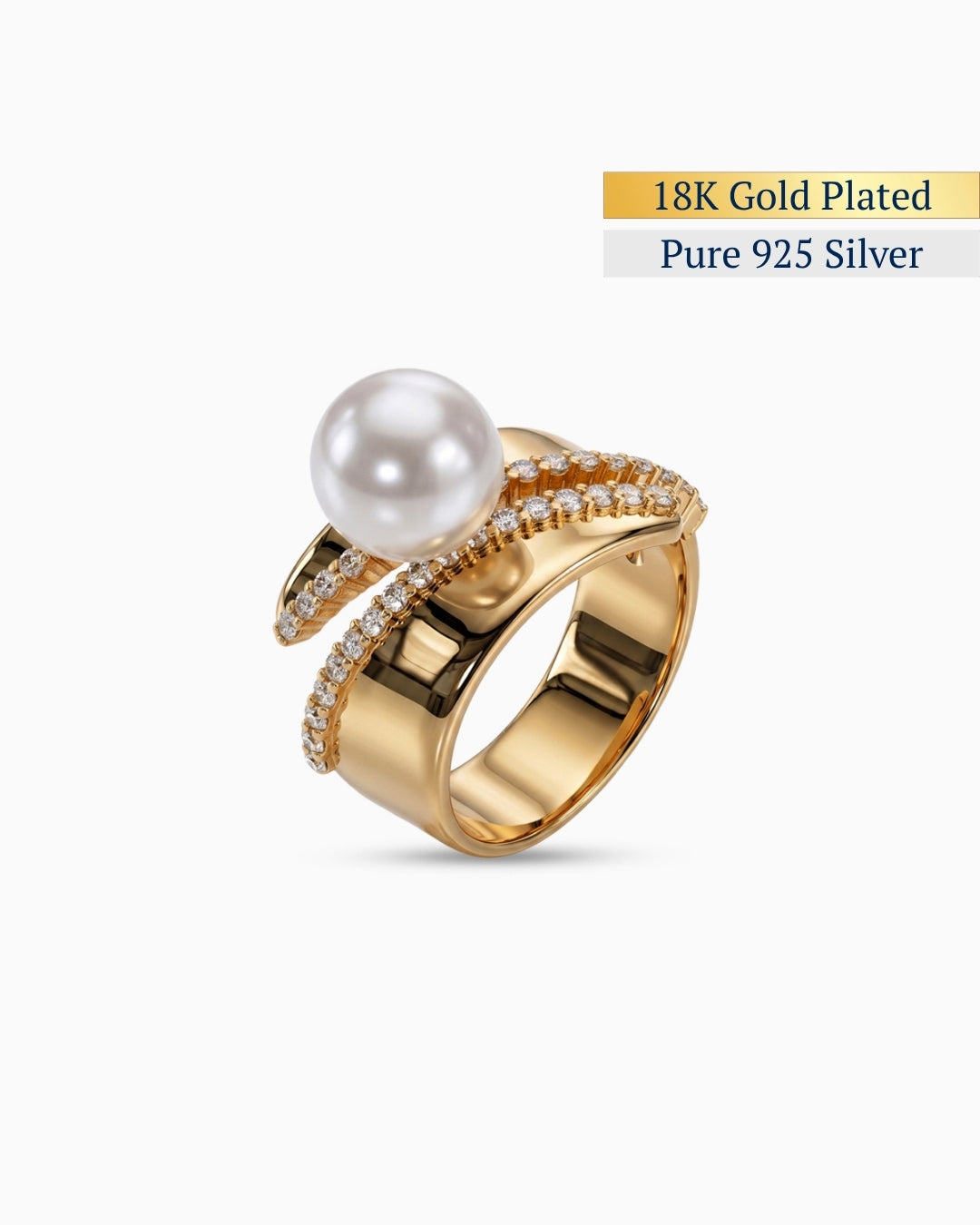 Sovereign Pearl Cocktail Ring