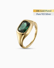 Verdant Bezel Signet Ring