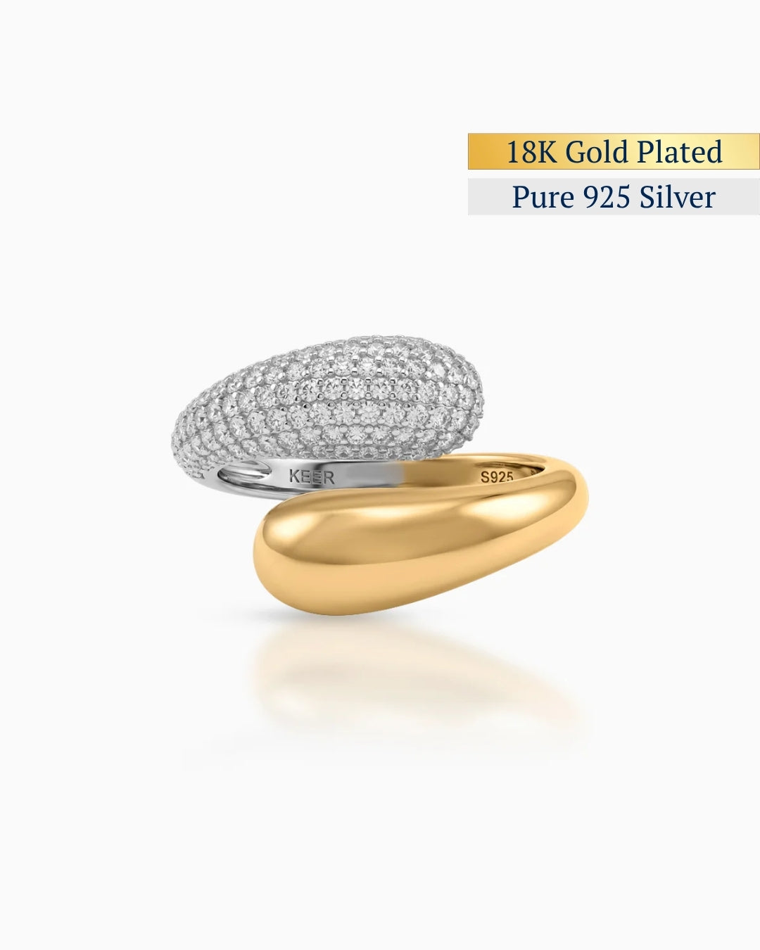 Solstice Dual Tone Ring