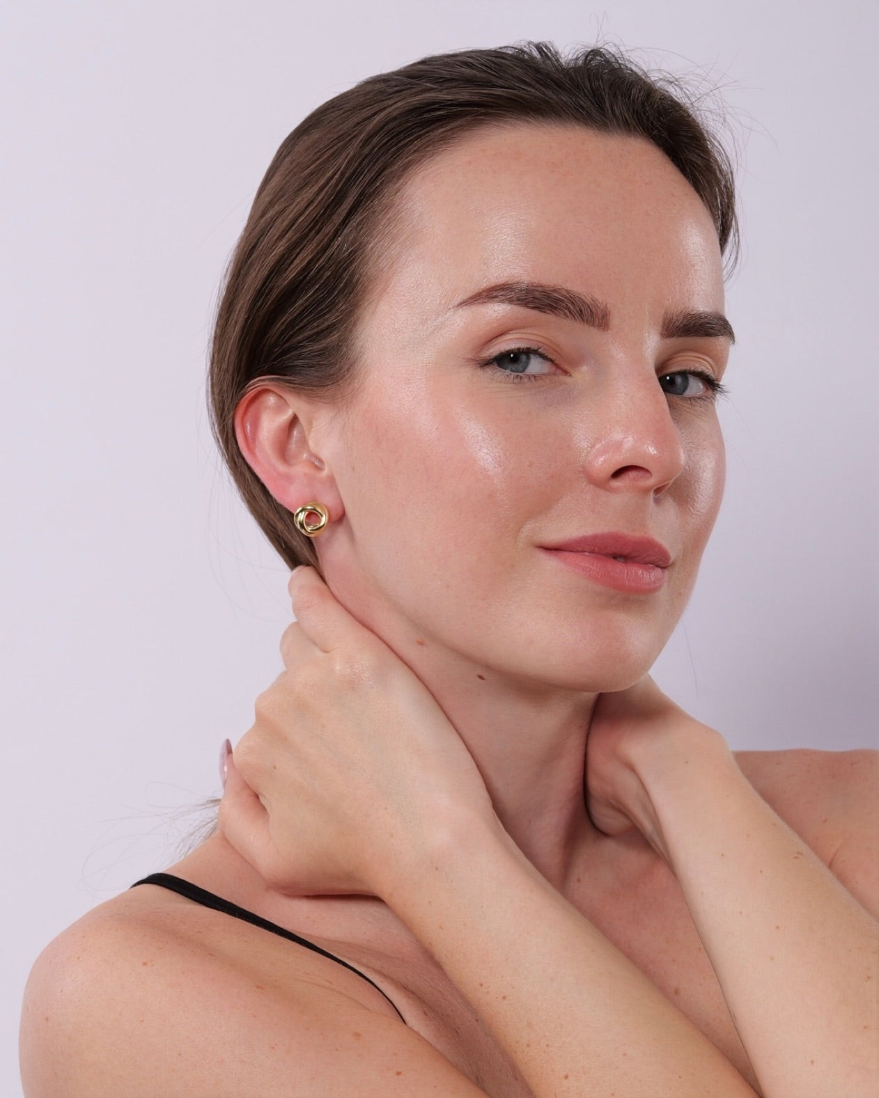 Interlace Studs Earrings