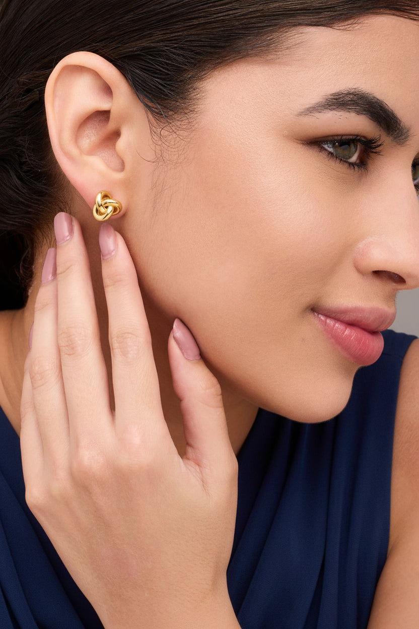 Trinity Knot Studs Earrings