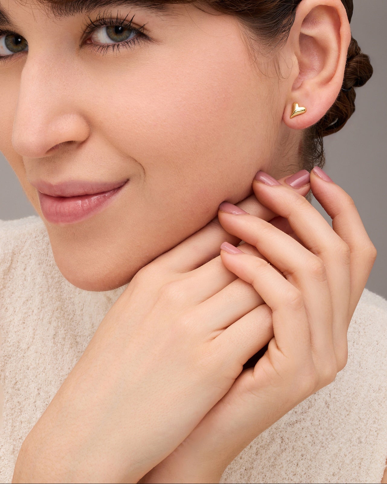 Coeur Studs Earrings