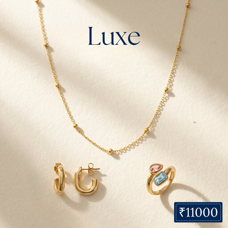Luxe Set(Chain + Earring + Ring)
