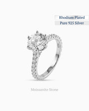 Astra moissanite ring