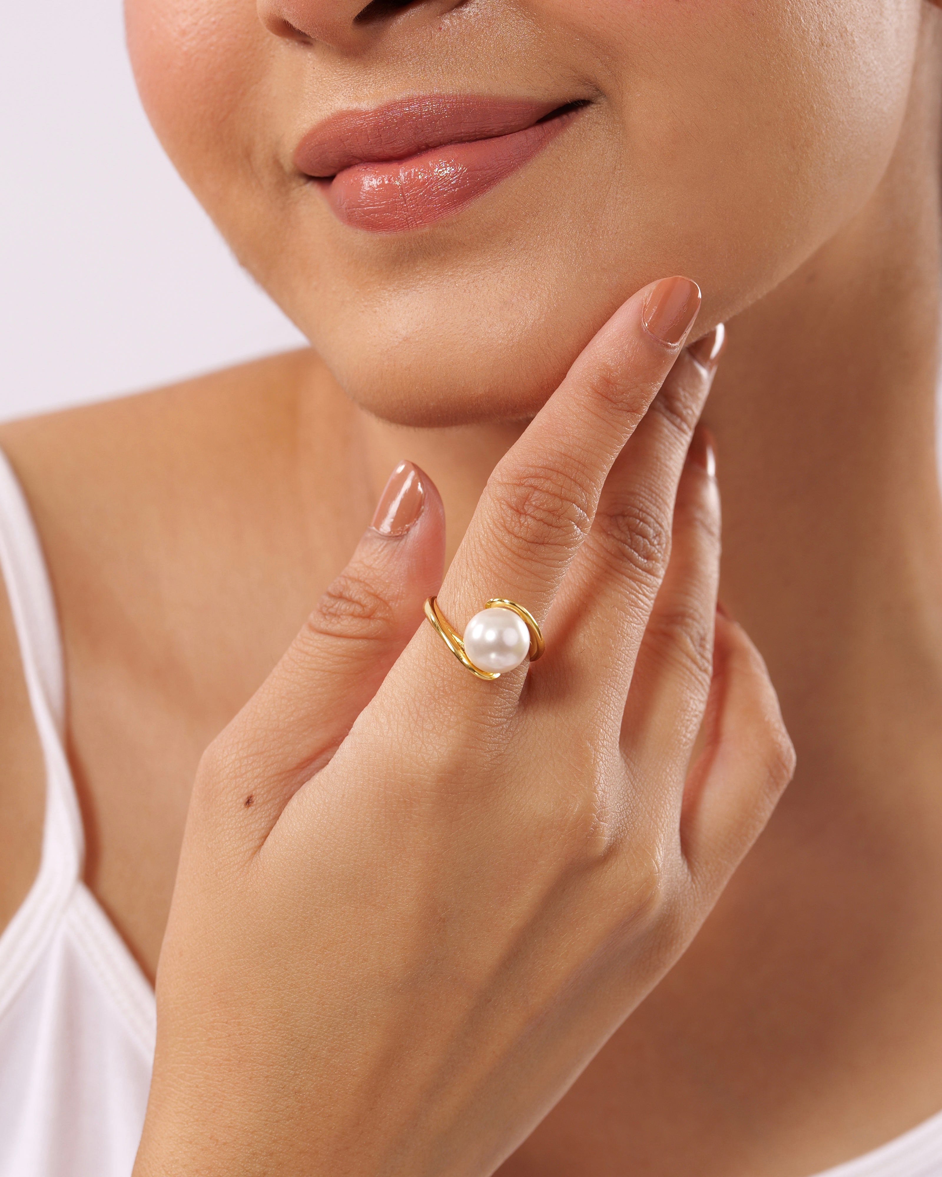 Solo Pearl Ring