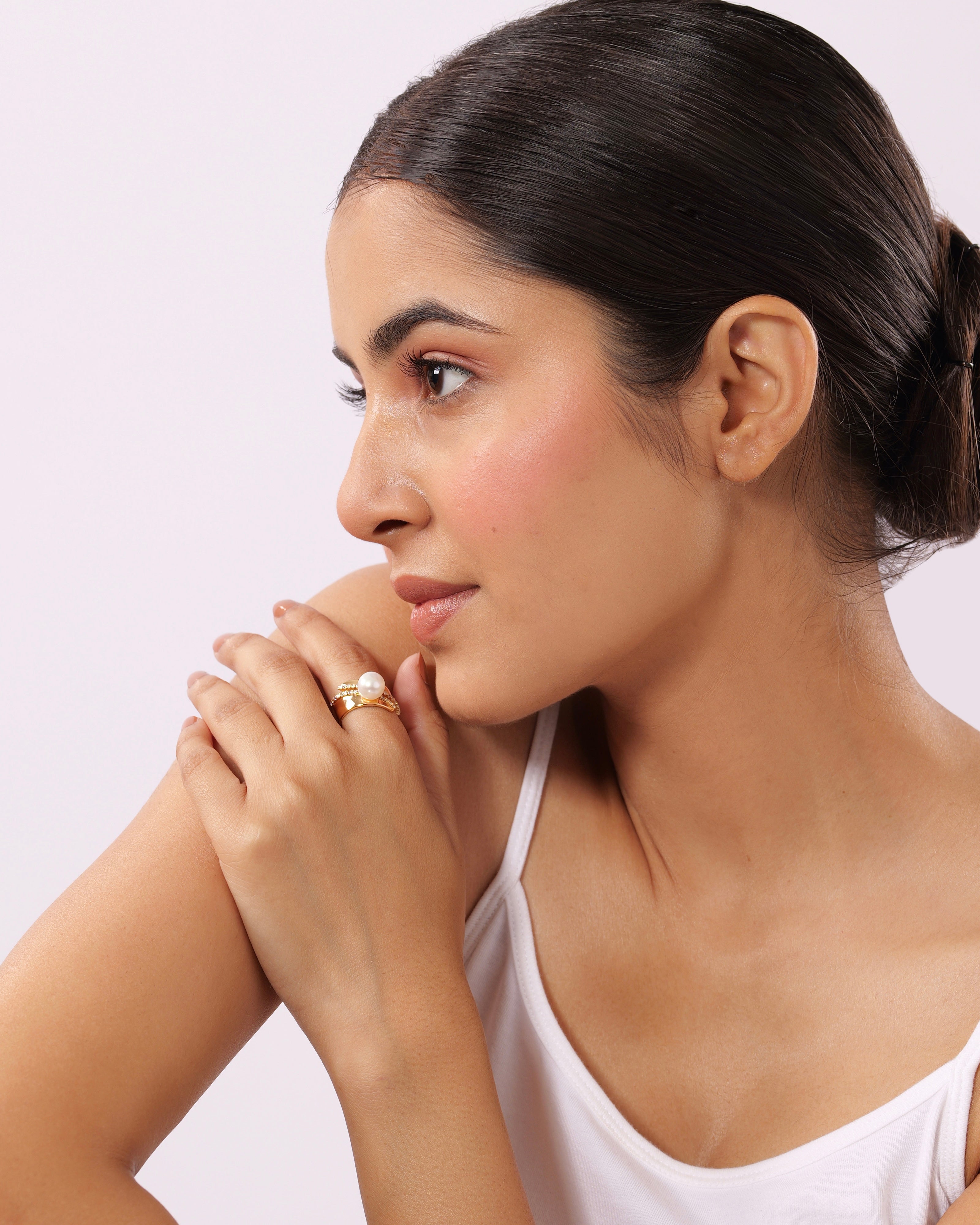 Sovereign Pearl Ring