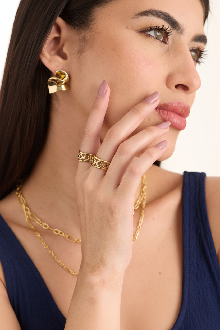 Dune Sculptural Stud Earrings