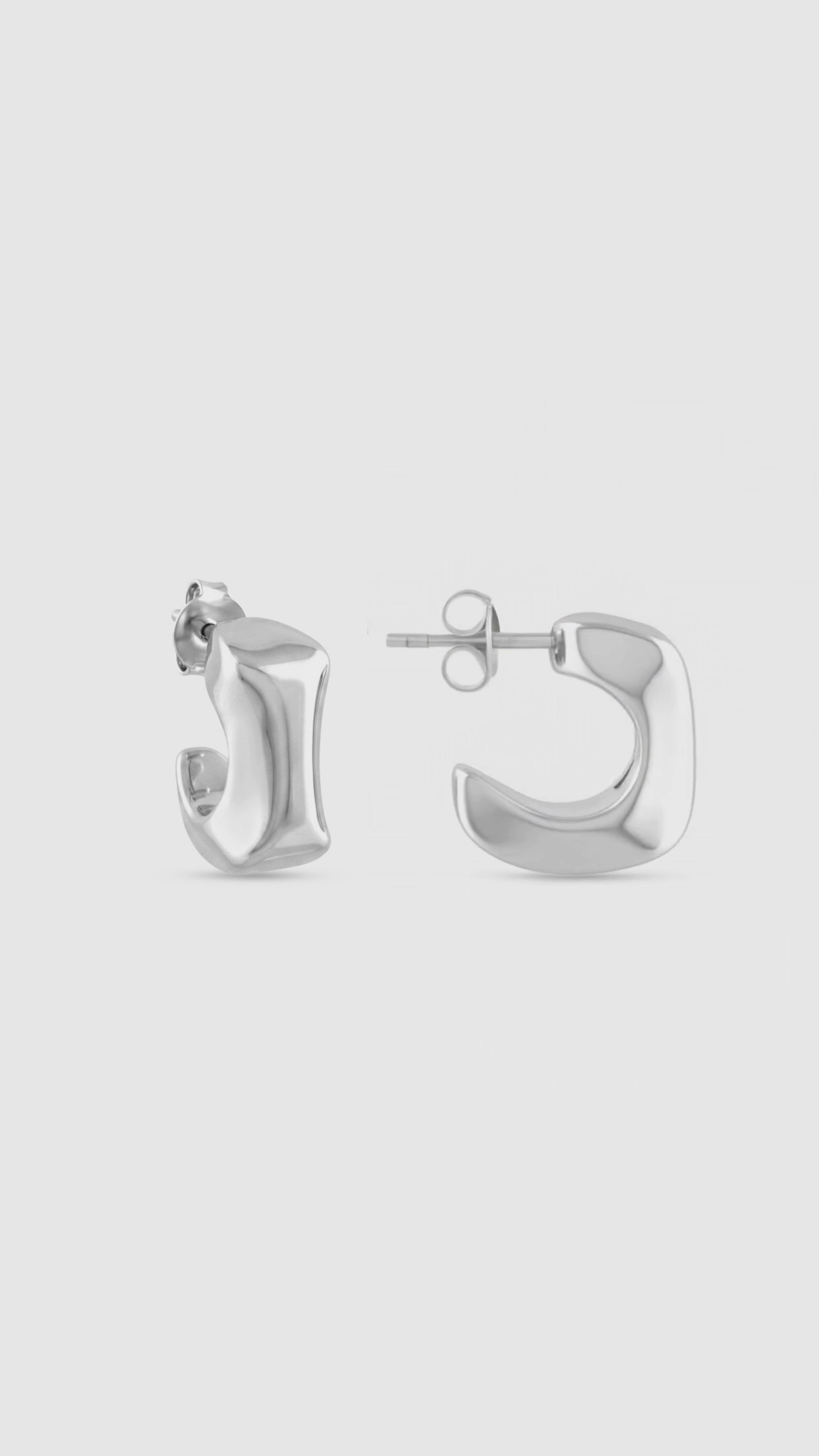 Load video: Dawn Hoop Earrings