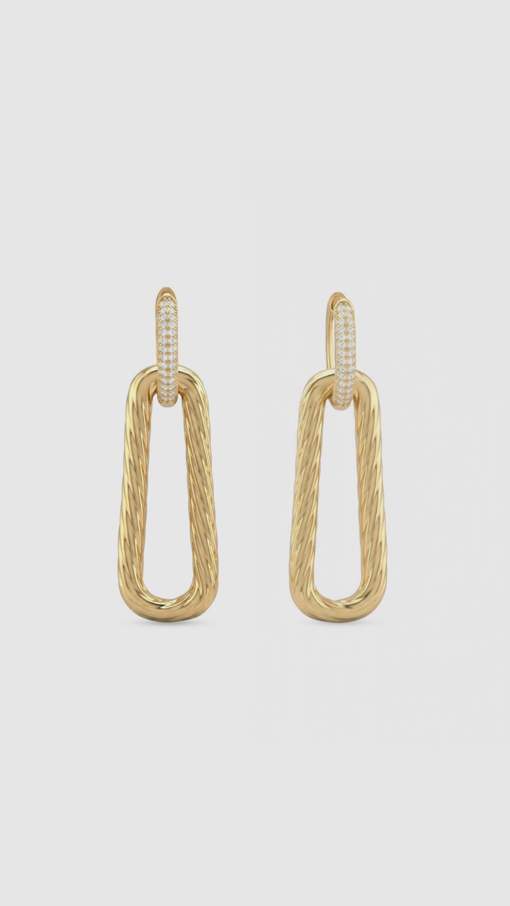 Video laden: Torison Link Drops Earrings