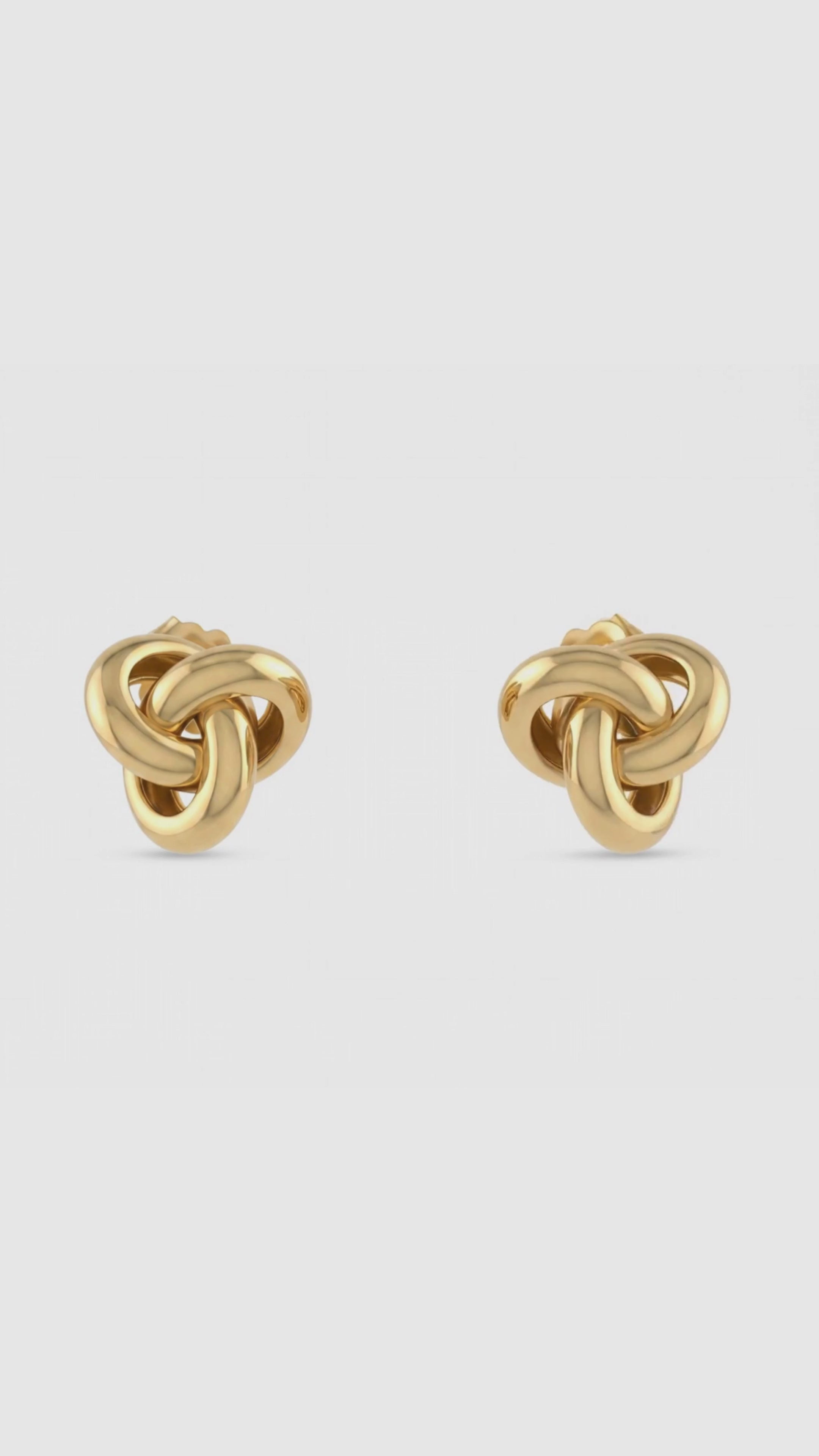 Video laden: Trinity Knot Studs Earrings