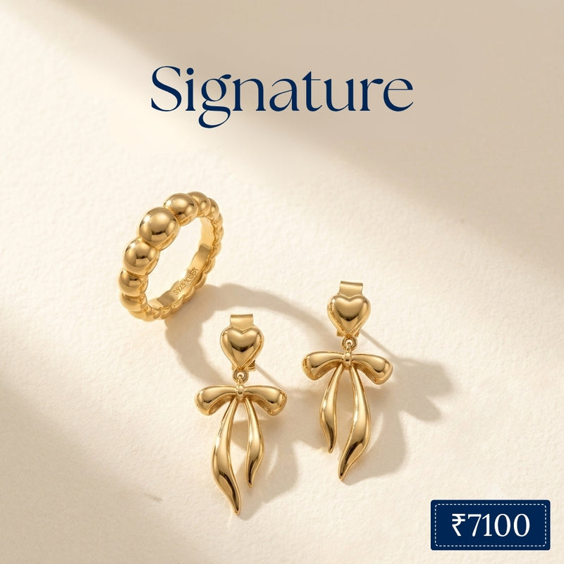 Signature Set(Ring + Earring)